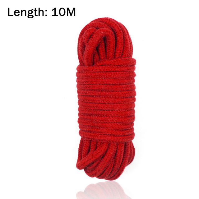 Baumwollseil 8mm 10 Meter in rot!