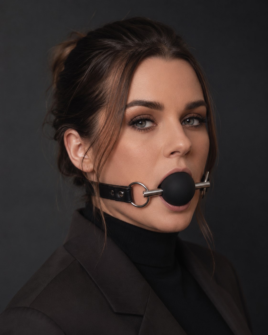 Ball Gag aus Silikon mit Pony-Beißstange