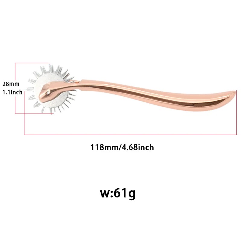 Pinwheel / Nervenrad / Nadelrad in rosegold