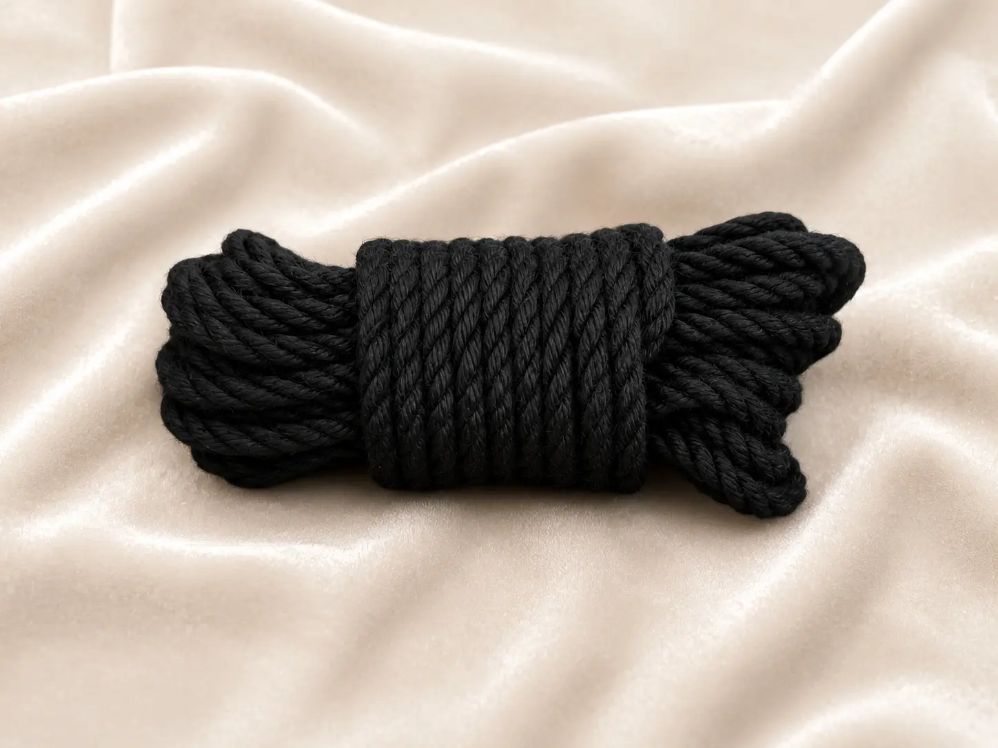 Hanfseil gefärbt 8mm 10 Meter in schwarz!