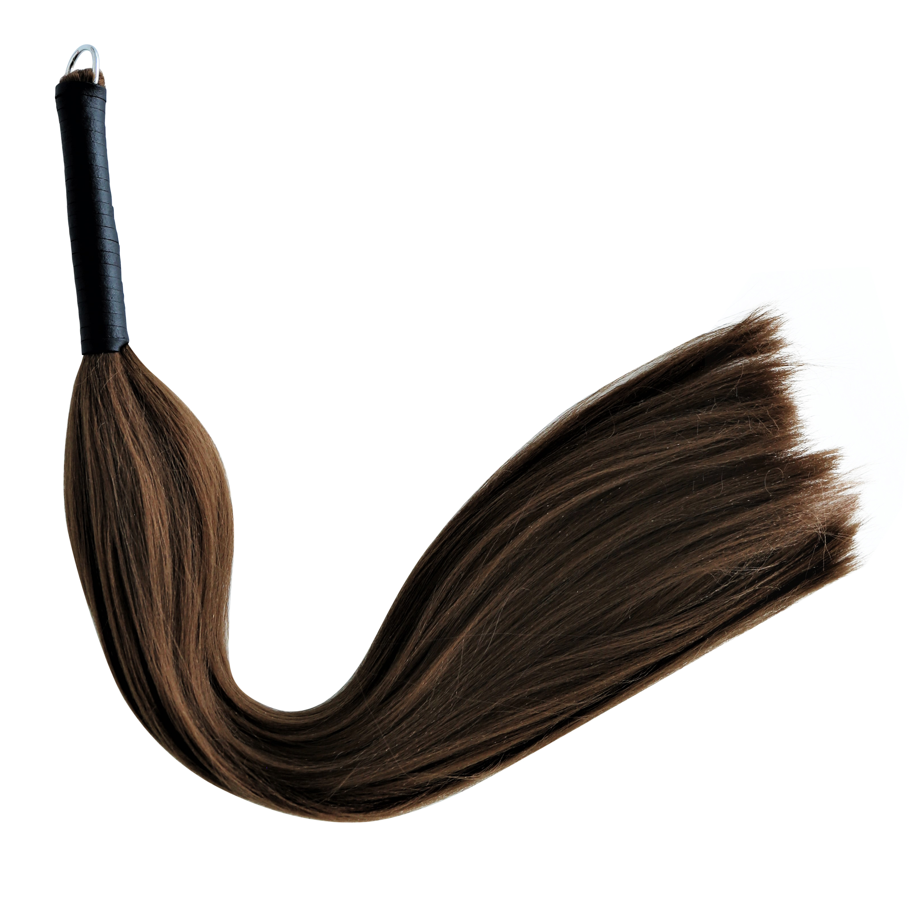 Flogger - HAIR whip natural dark blond "Pull my hair and spank me"
